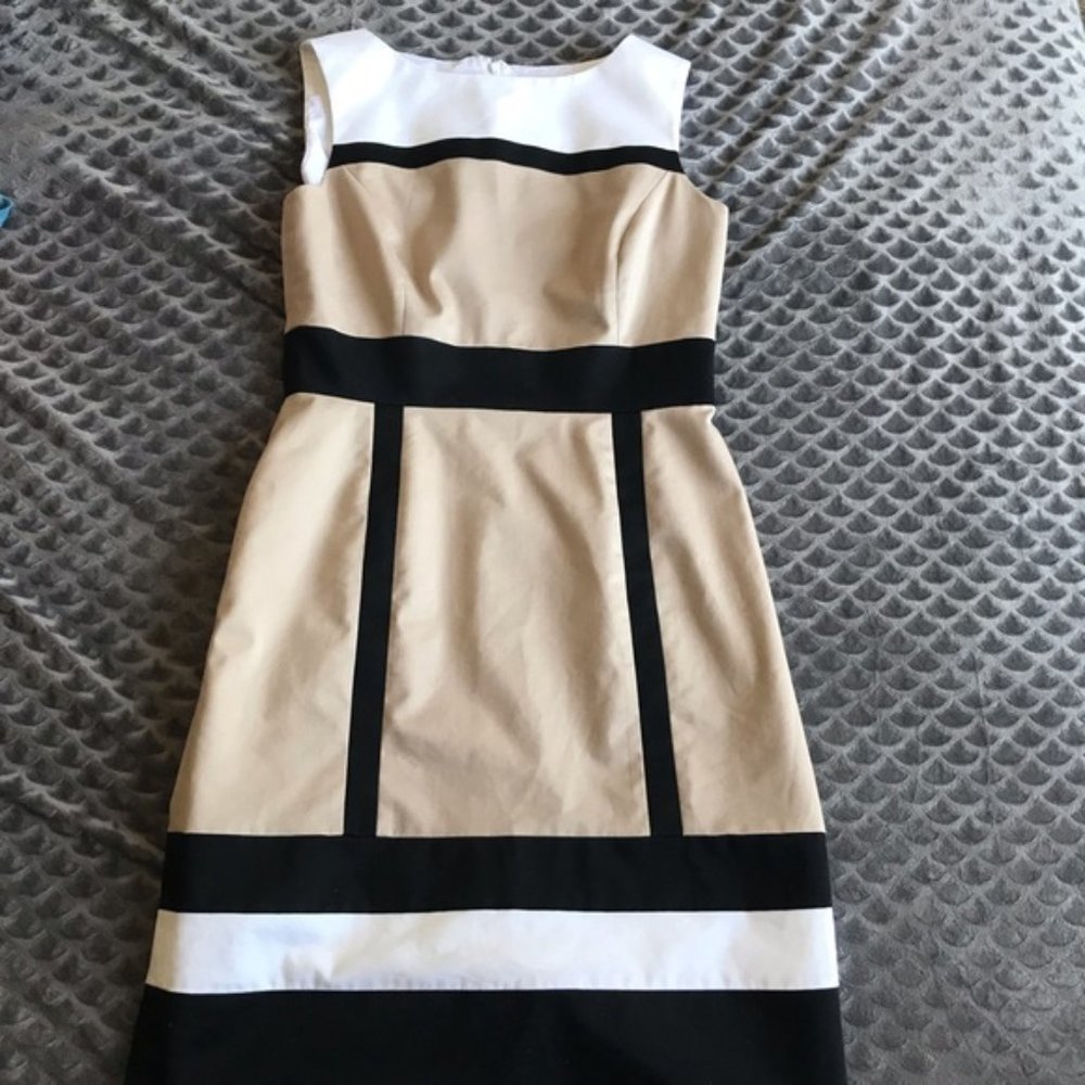 Tahari Color Block Dress